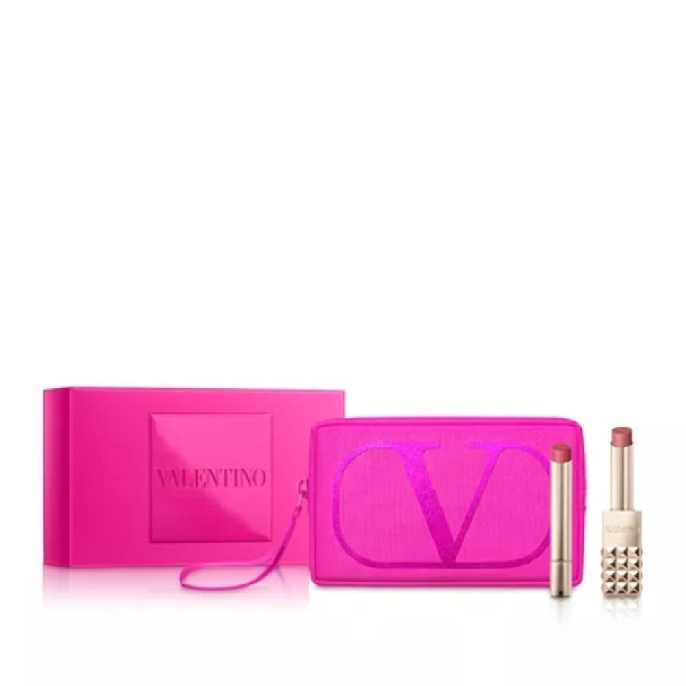 BNIB Spike Valentino Buttery Matte Lipsticks Set (Full Size + Refill)